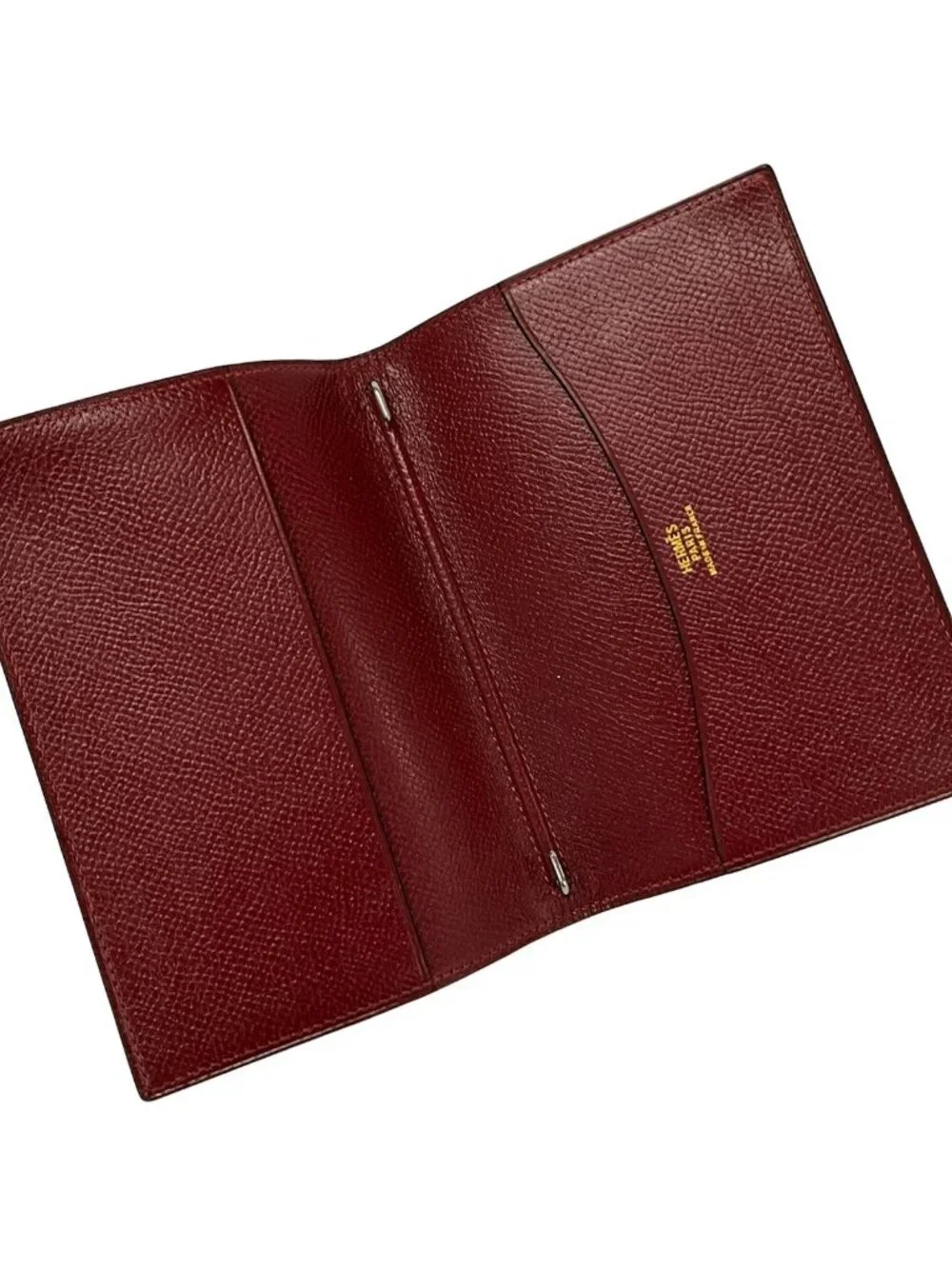 Hermes Notebook Agenda GM Black Bordeaux